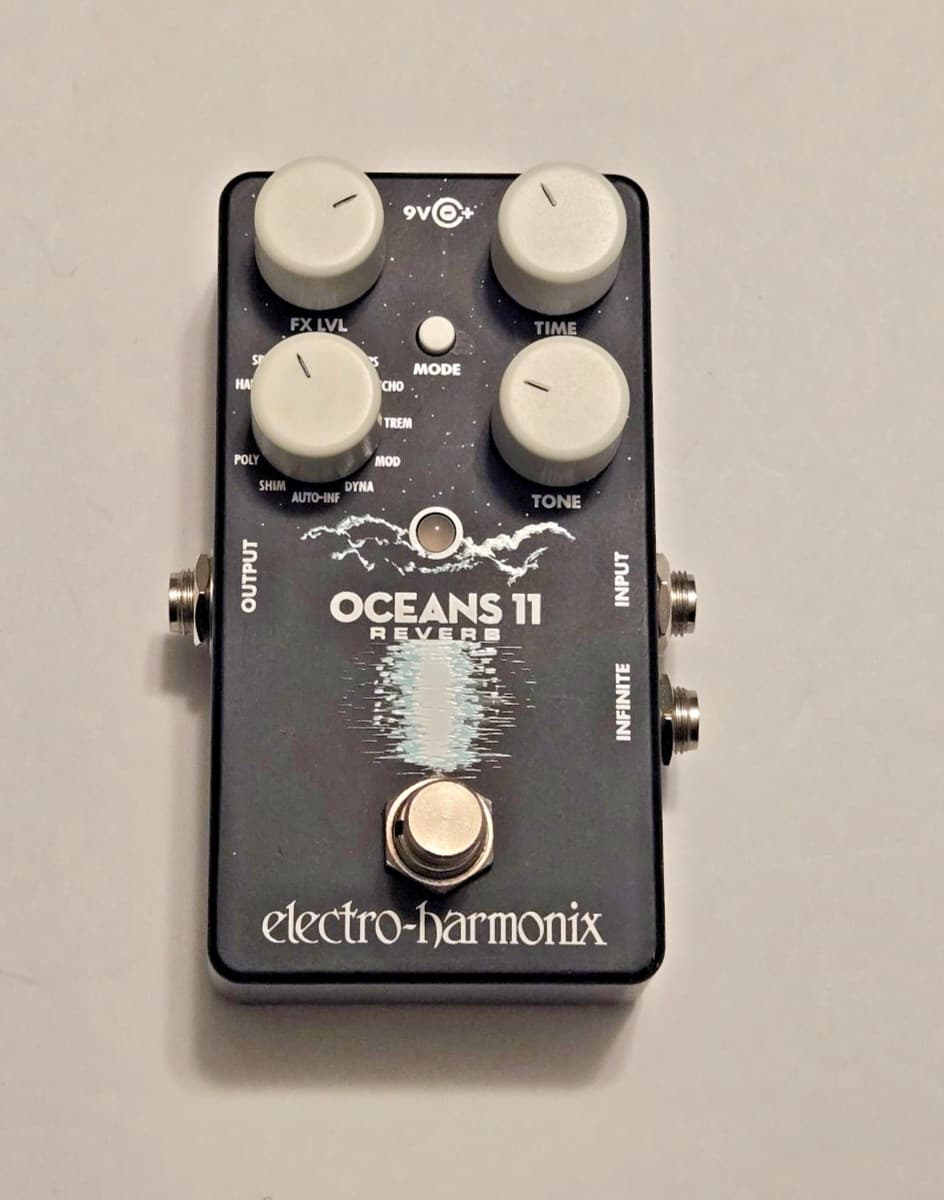Electro-Harmonix Oceans 11 Reverb Guitar Effects Pedal ONLY