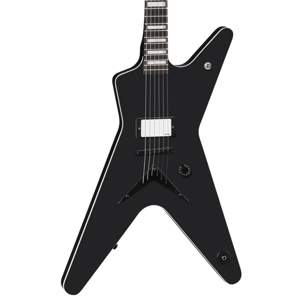 Dean Guitar MLX Static X Xero Electric Guitar - Black Satin