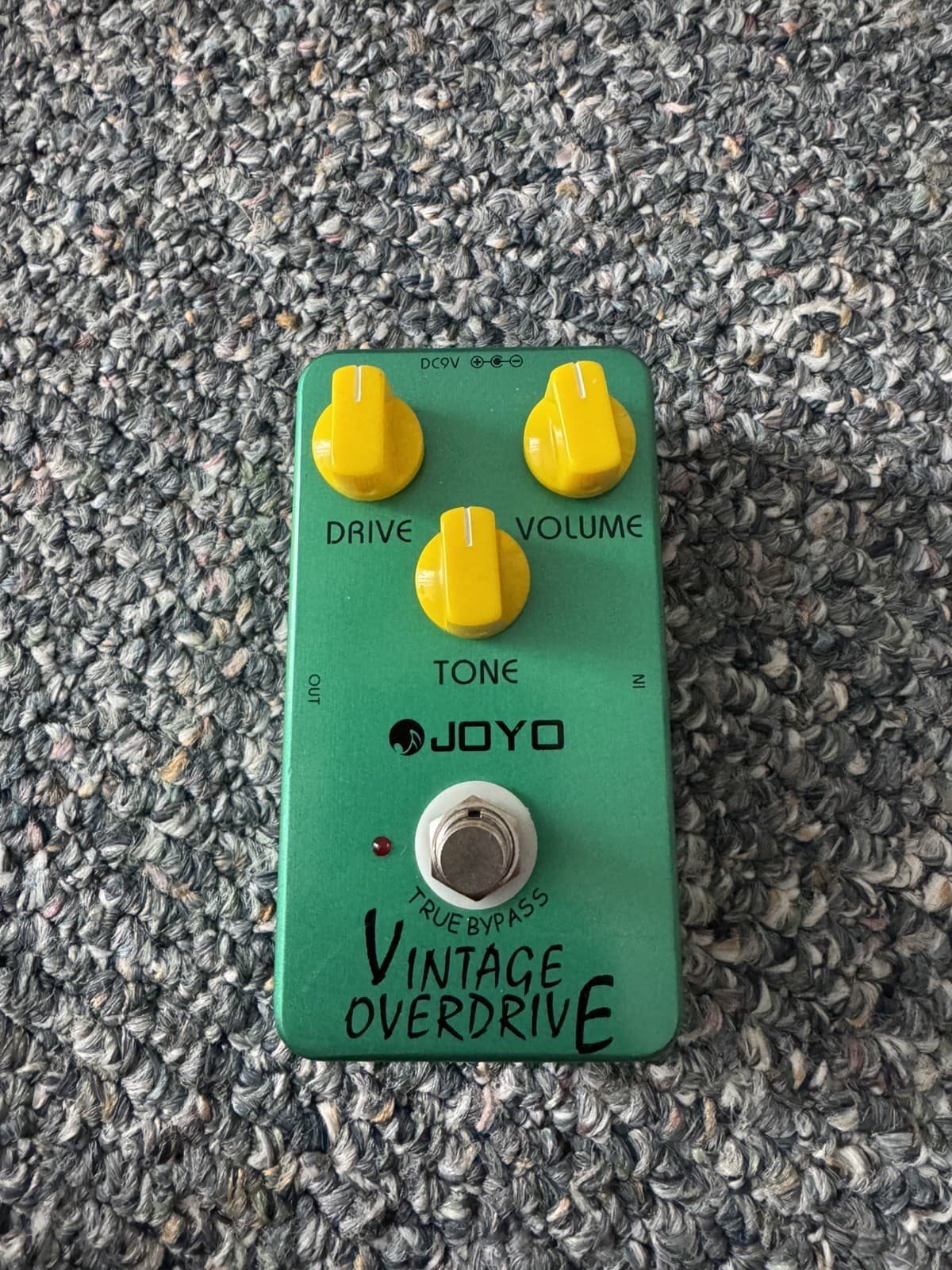JOYO Vintage Overdrive Analog Effects Pedal for Electric Guitar Used