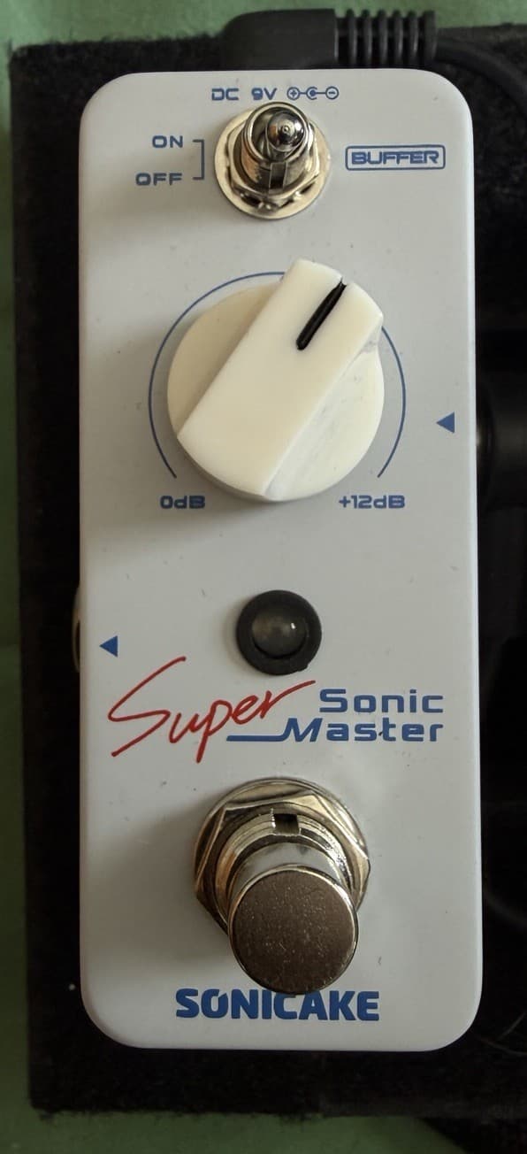 SONICAKE Master Clean Boost Buffer Guitar Bass Effects Pedal