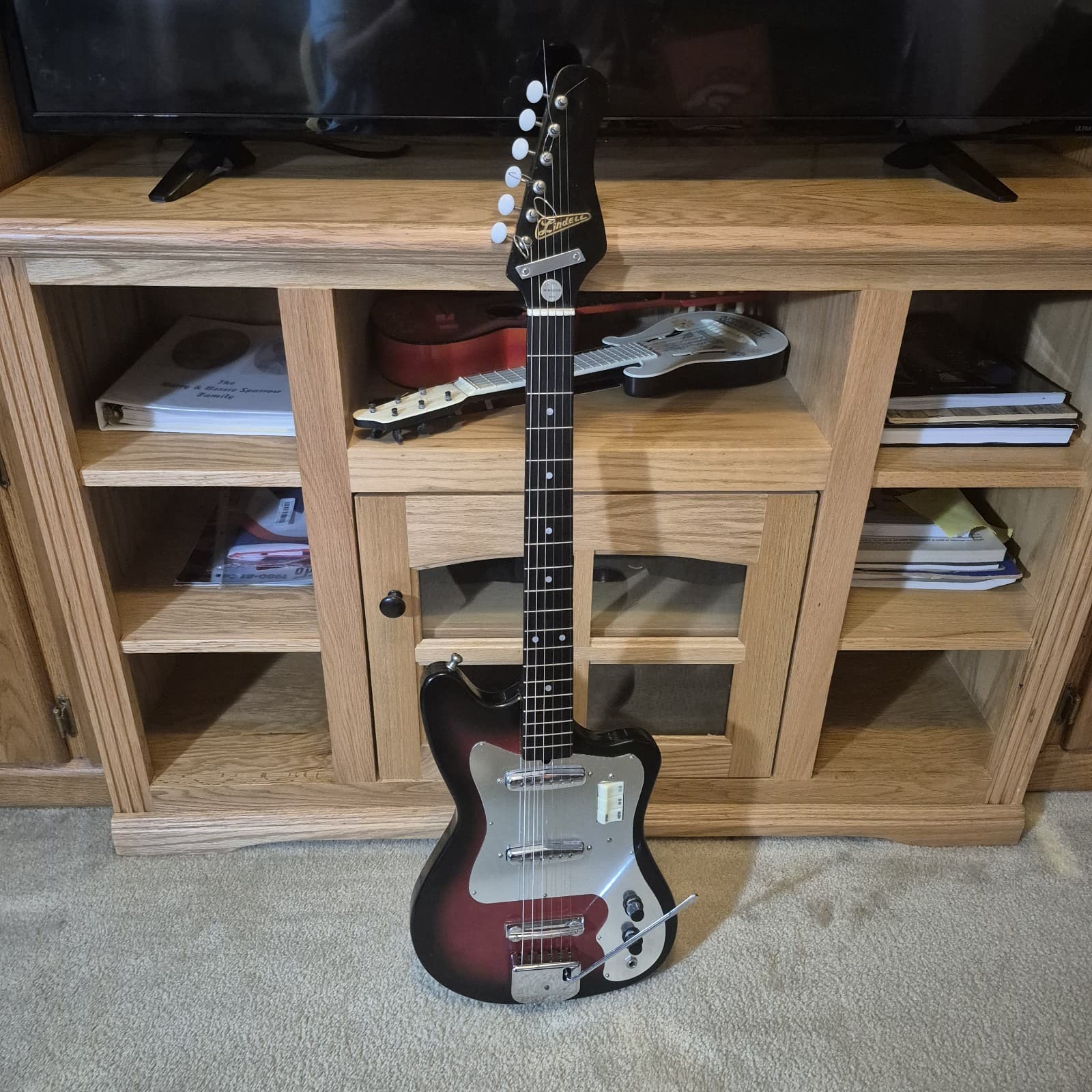 Vintage Kawai Lindell Electric Guitar Early 60's Made In Japan Off-Set