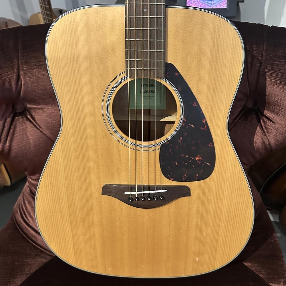 Yamaha FG800M Matte Natural Solid-Top Acoustic Guitar (Pre-Owned)
