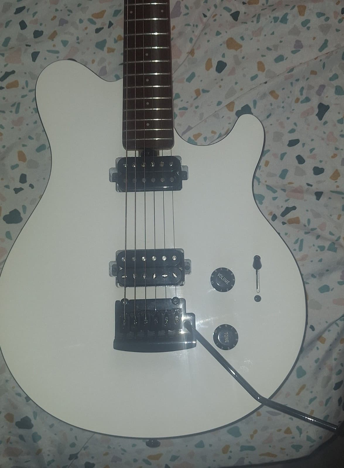 Sterling by Music Man Axis Electric Guitar White 6 String Right-Handed