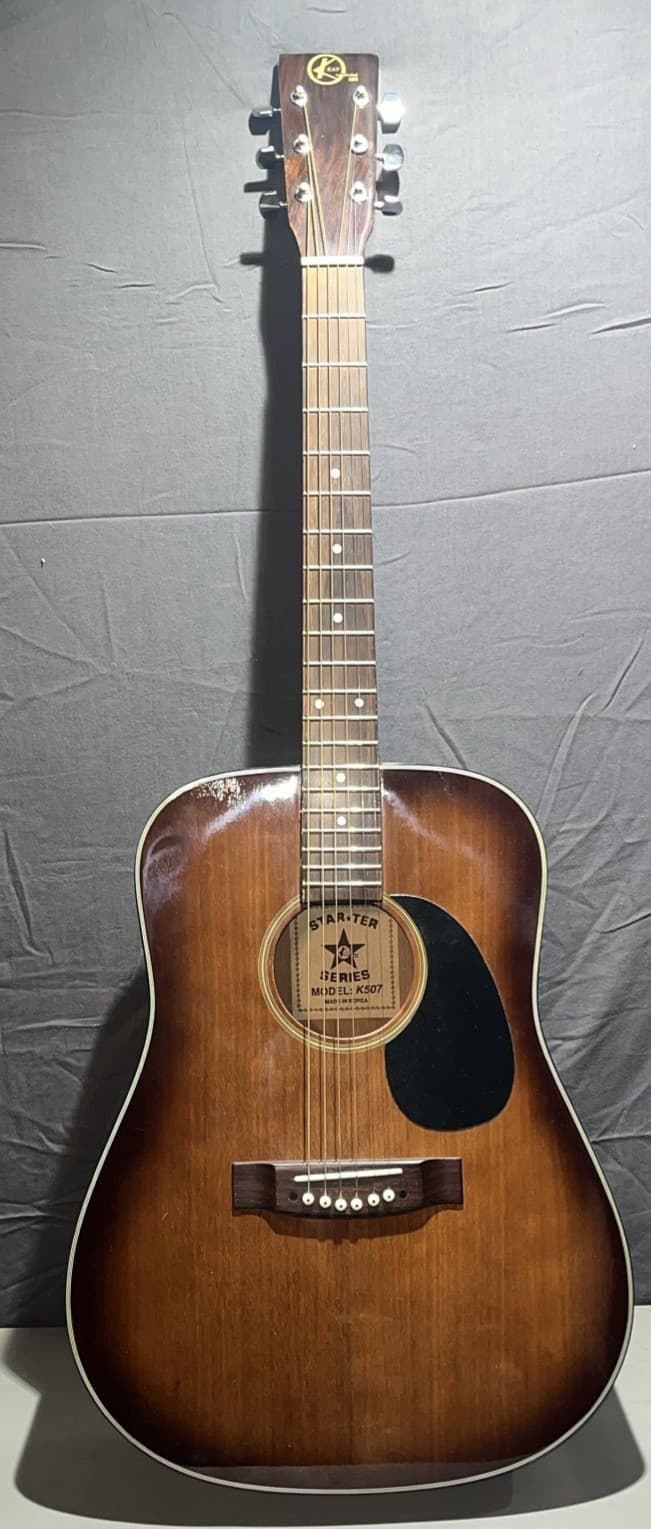 Vintage 1980s Kay Star-ter Guitar K507 Made In Korea
