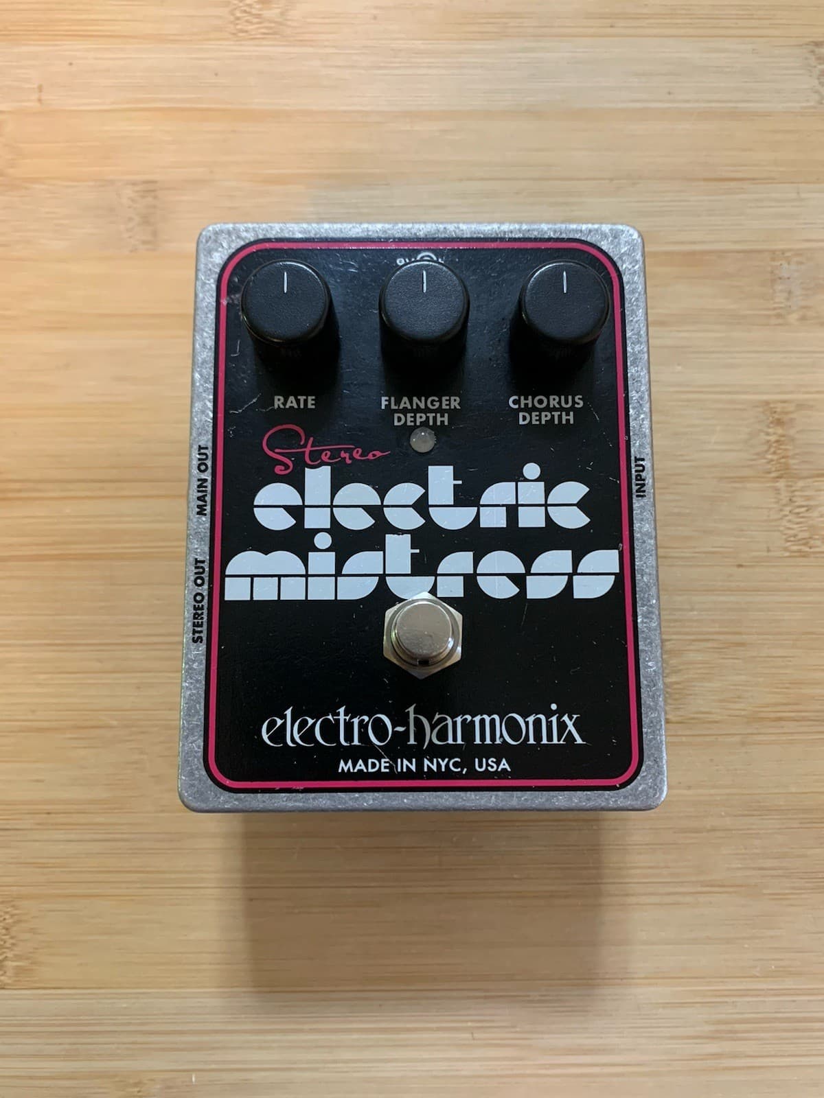 Electro-Harmonix Stereo Electric Mistress Flanger Chorus Guitar Pedal