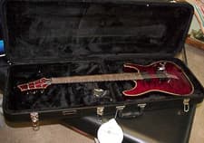 MINT Schecter Diamond Series Hellraiser 6-String Electric Guitar with Hard Case
