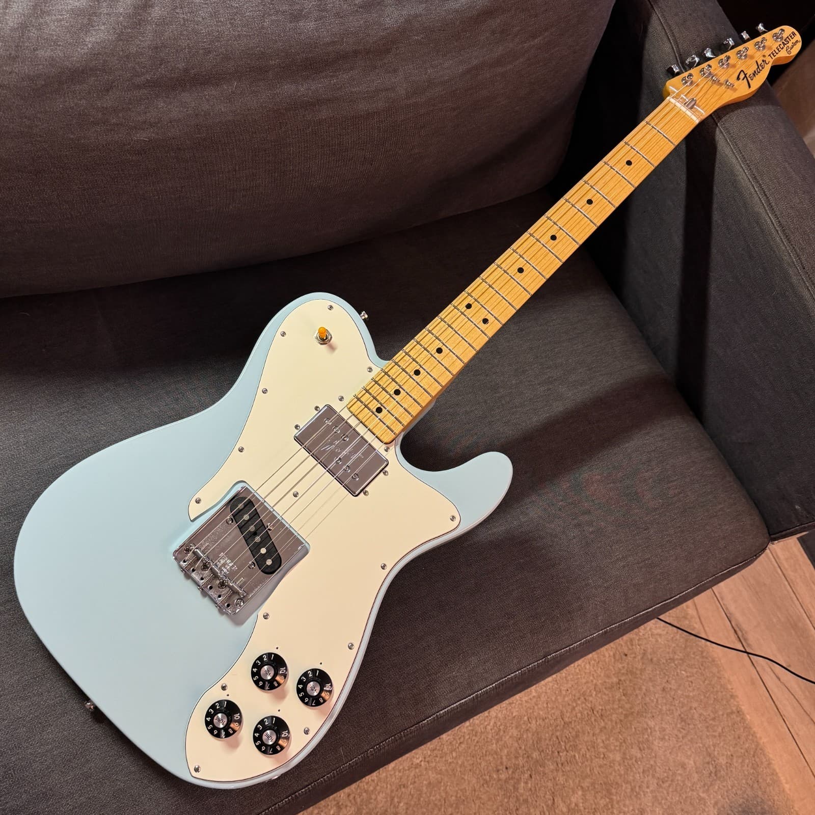 Fender Vintera 70s Telecaster Custom Sonic Blue Maple American UPGRADES USA Tele