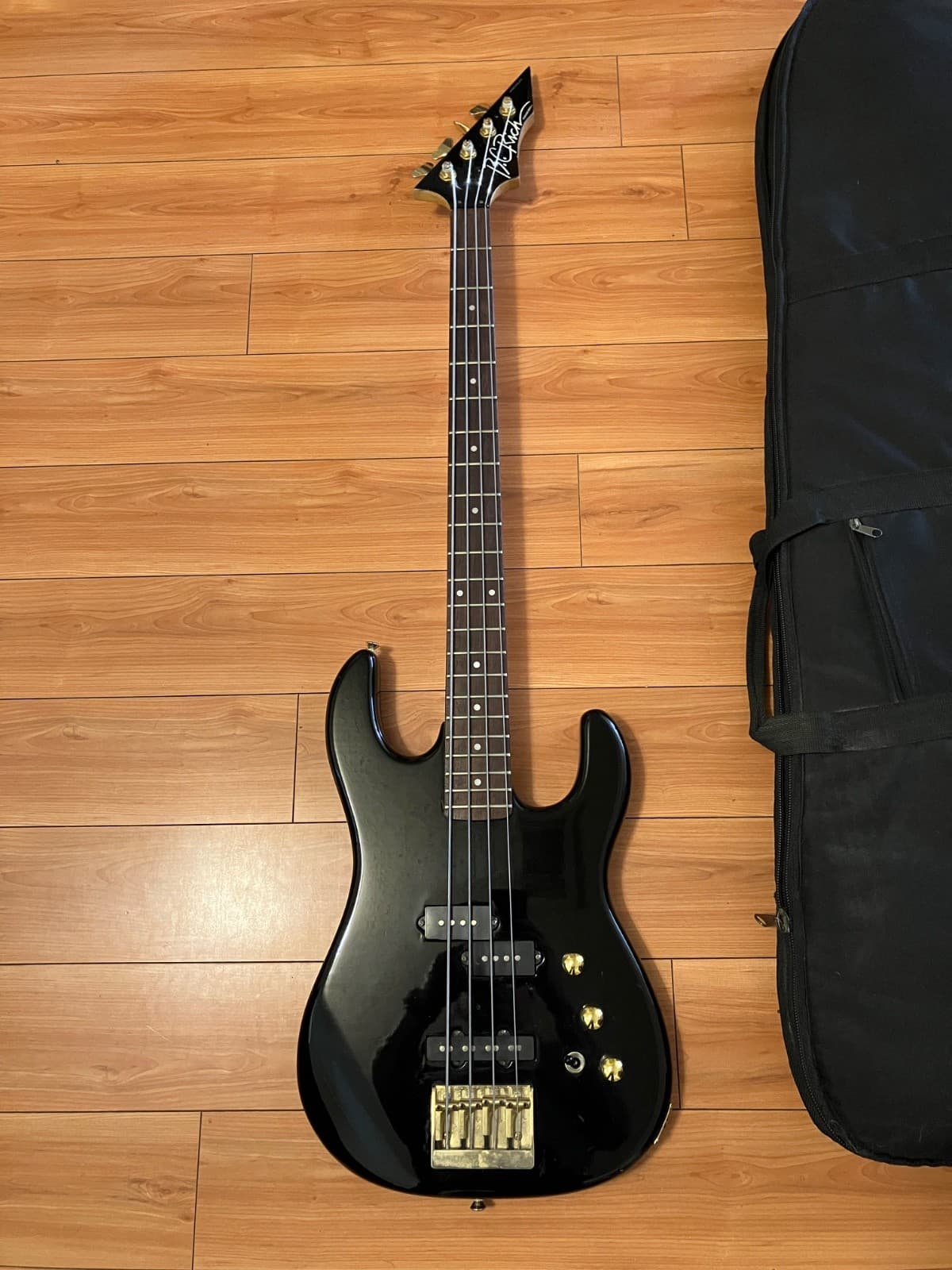 1980's BC Rich ST III Platinum Series Bass Guitar