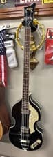 Hofner HCT 500/1 Black Contemporary Violin (Beatle) Bass See Photos Has A Ding