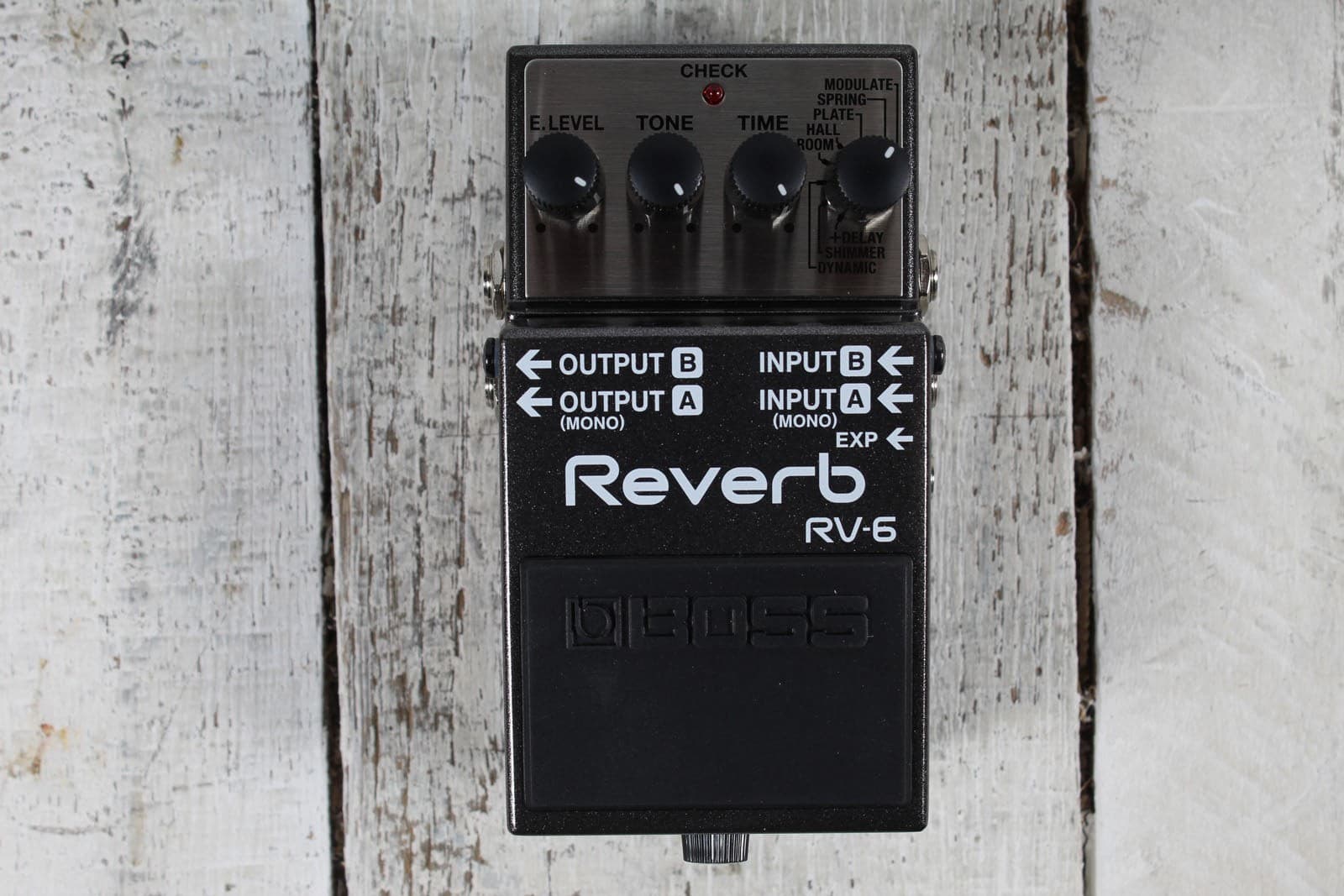 Boss RV-6 Digital Reverb Pedal Electric Guitar Reverb Effects Pedal with 8 Modes