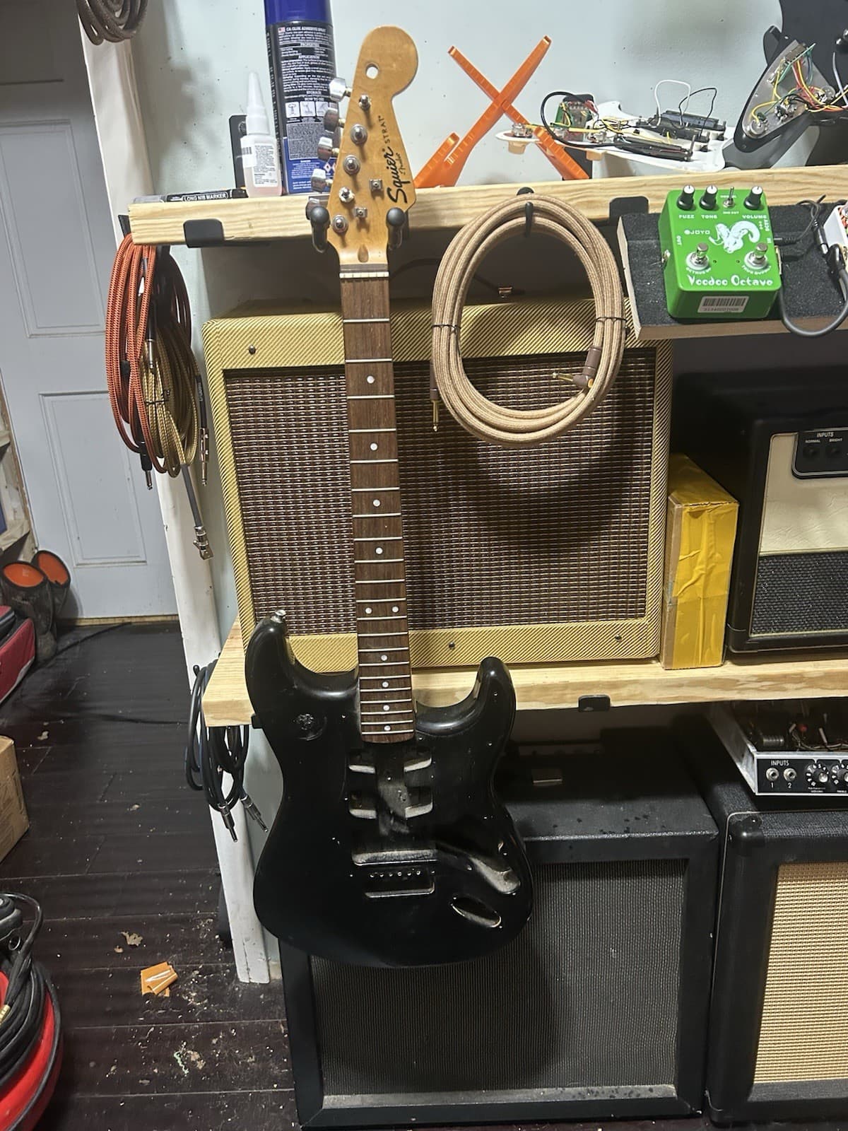 Squier Fender Stratocaster Electric Guitar Project Husk