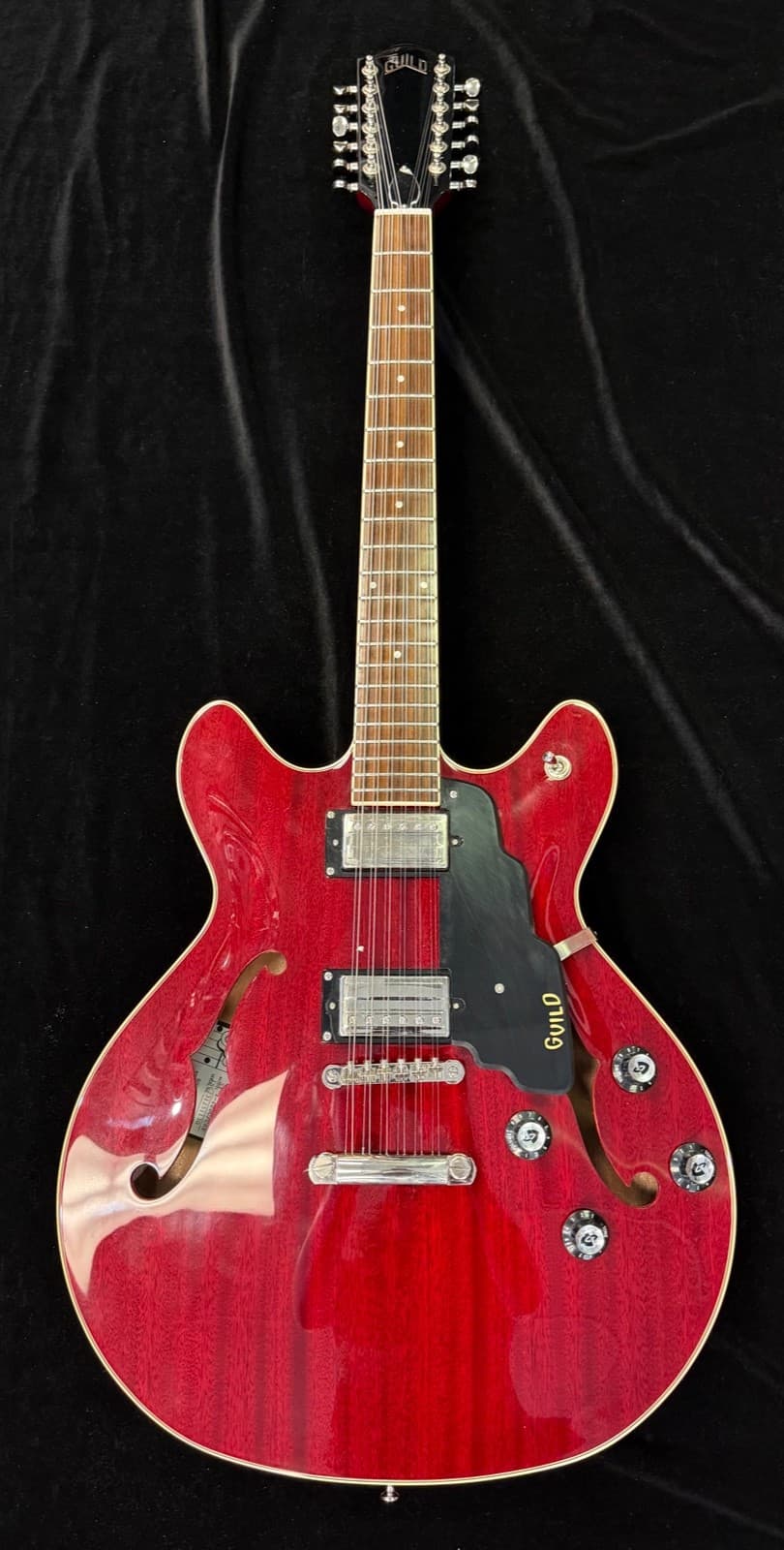 Guild Starfire I 12-ST 12-string Semi-hollow Electric Guitar - Cherry Red