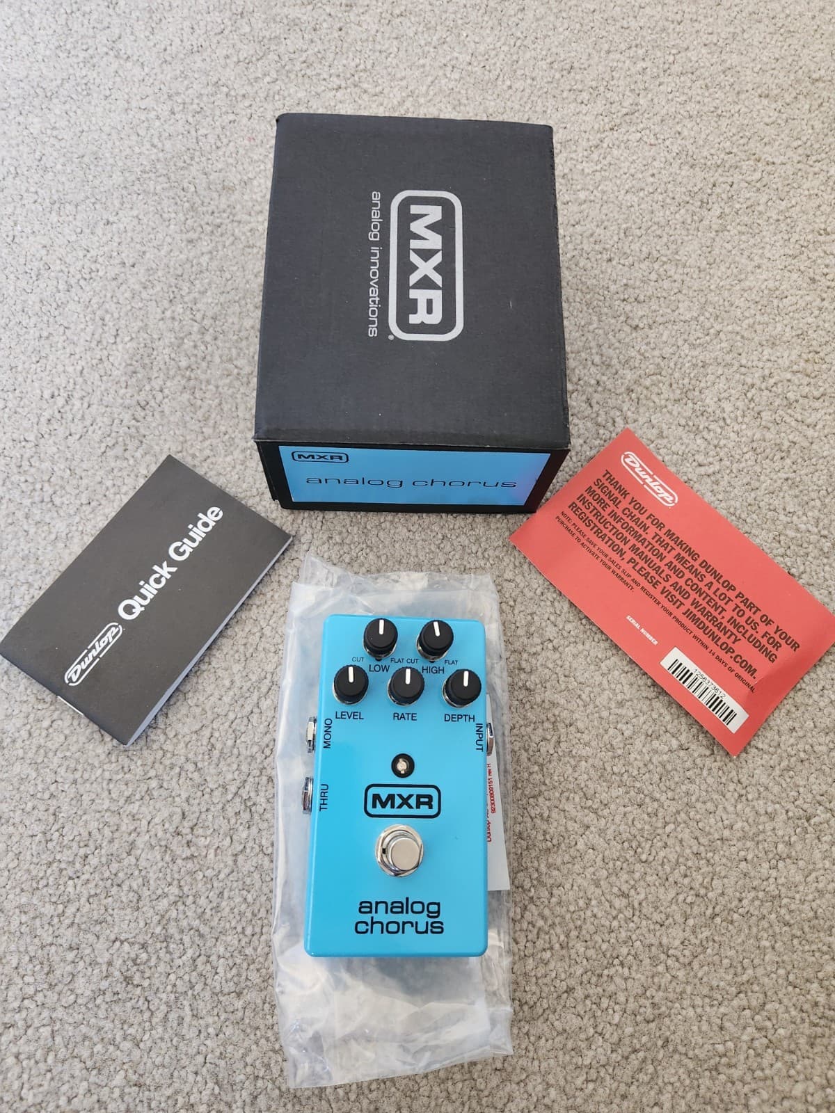 Dunlop MXR Analog Chorus Guitar Effect Pedal