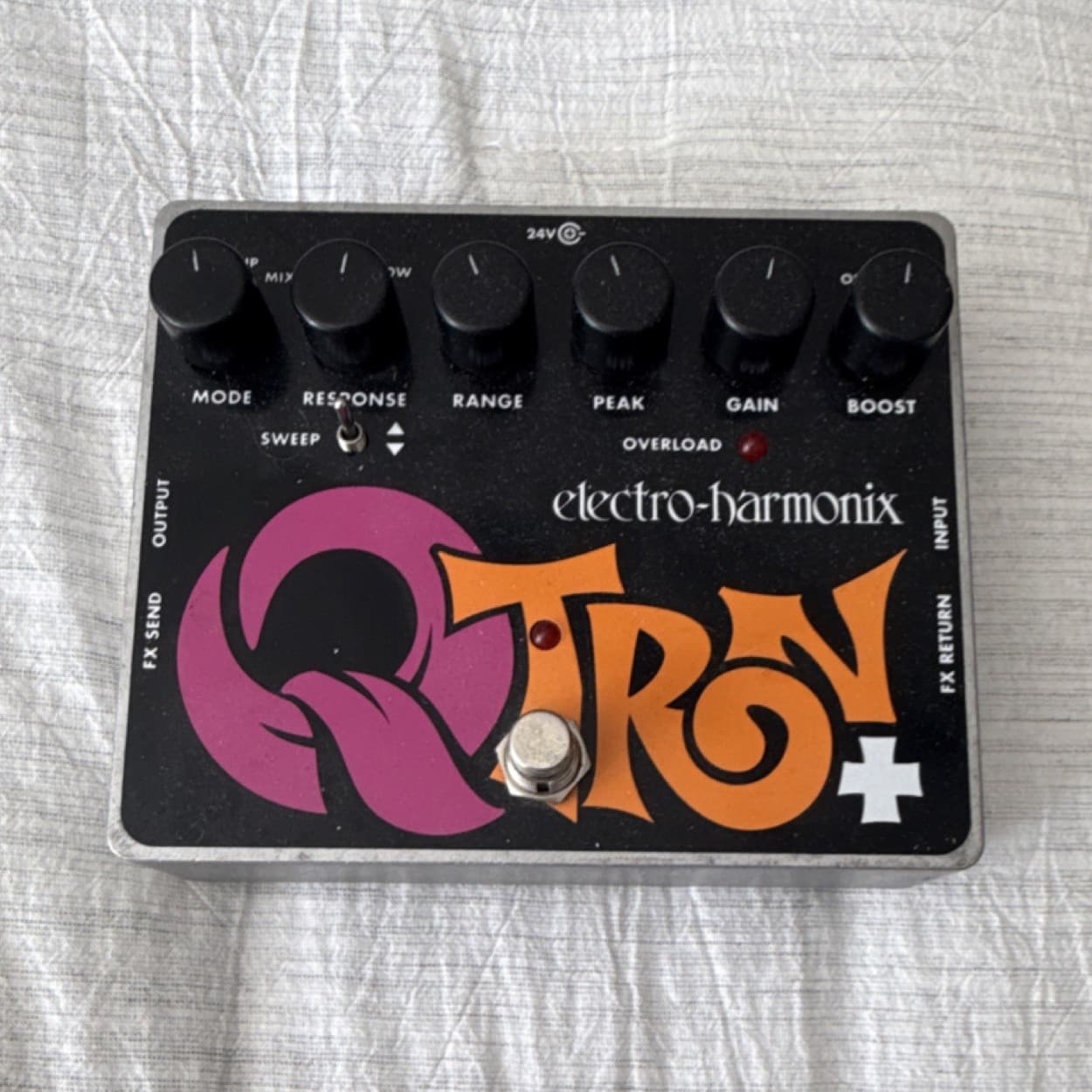 Electro-Harmonix Q-Tron Plus Analog Filter Pedal for Electric & Bass Guitar