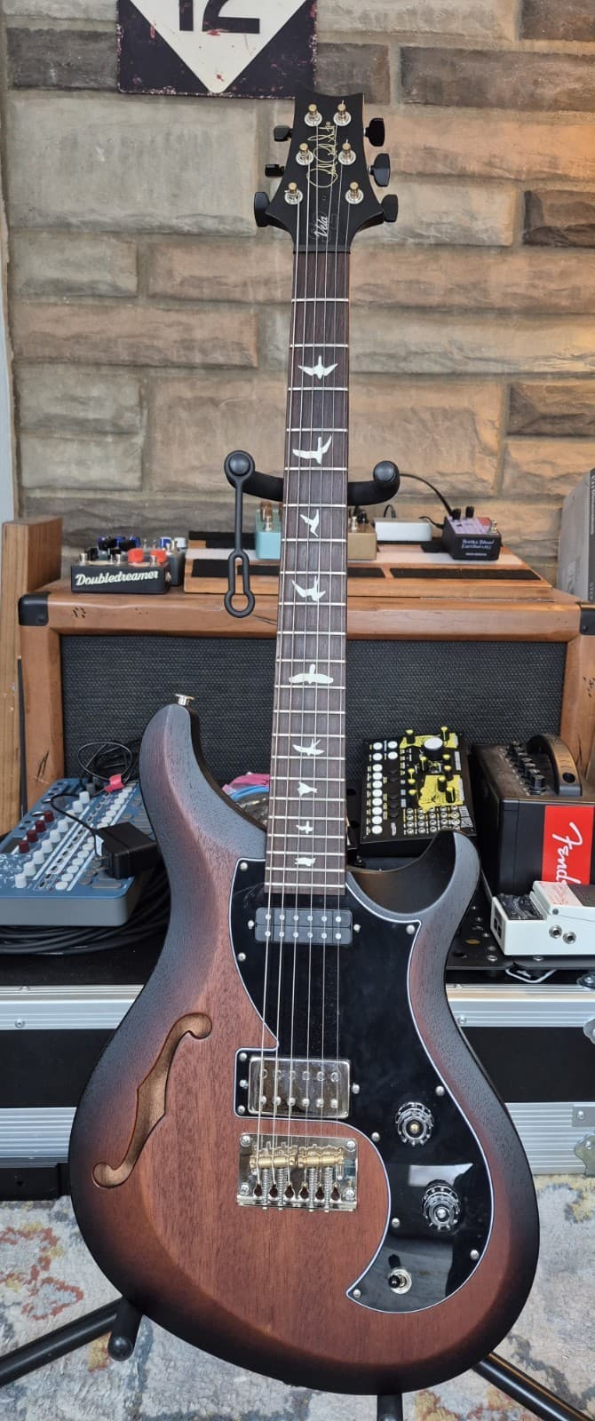 PRS S2 Vela Semi Hollow Satin Sunburst