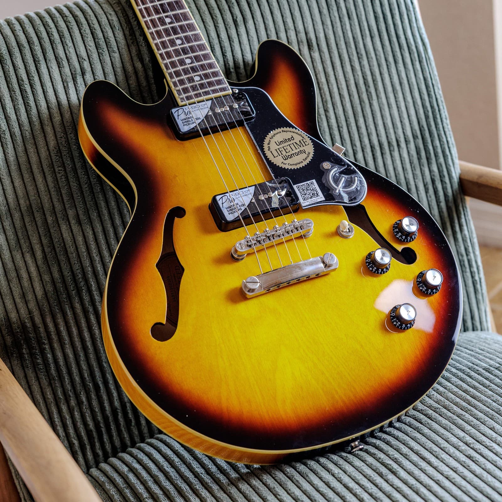Epiphone ES-339 P90 Pro 2014 - 2019 - Vintage Sunburst