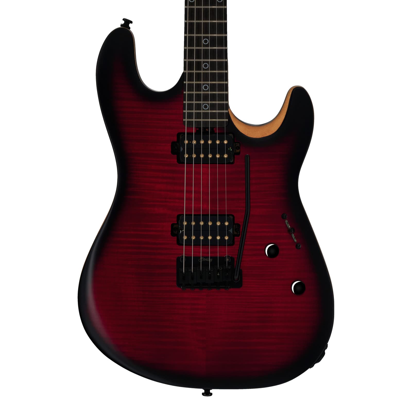 Sterling by Music Man Rabea Massaad Artist Series Sabre - Blood Flame Burst -...