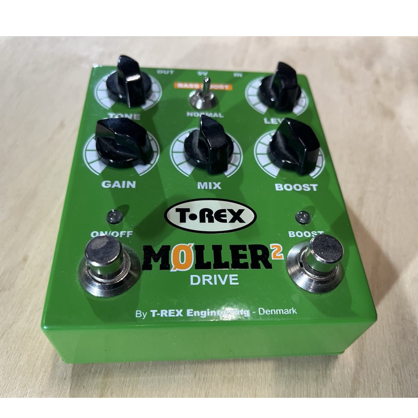 T-Rex Moller 2 Overdrive Boost Guitar Pedal Clean Blend Analog Drive