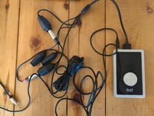 Apogee Duet 2 USB Audio Interface for IOS, Mac - Silver/Black W/Wires Connectors