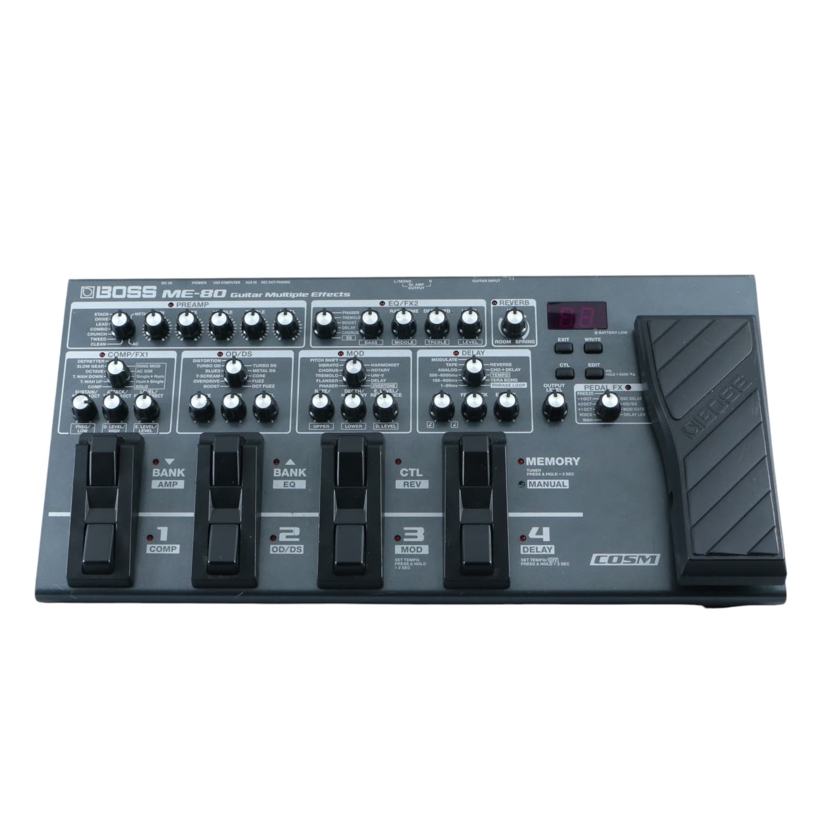 Boss ME-80 Guitar Multi-Effects Pedal P-30132