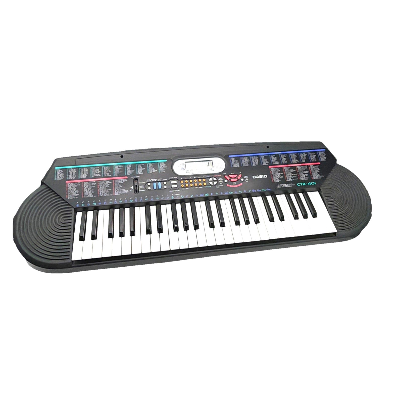 Casio CTK-401 49 Key Keyboard Synthesizer 100 Rhythm/100 Songs Piano Tested