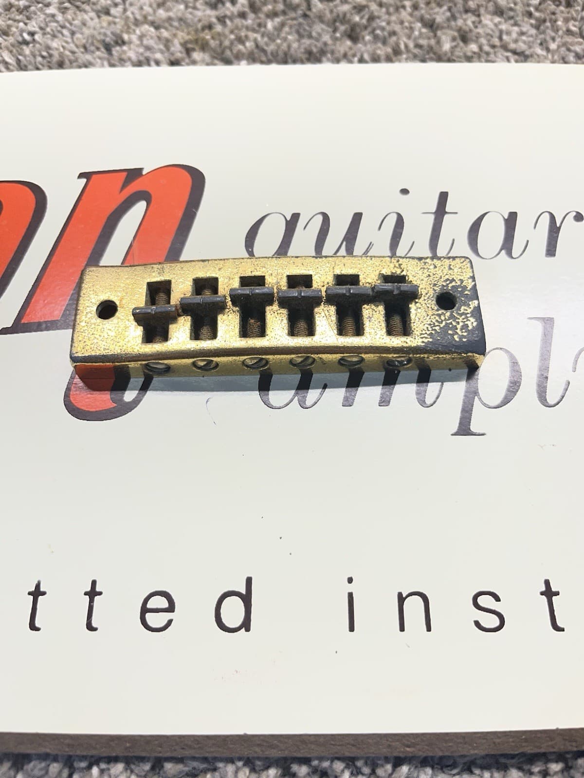 Vintage Gibson Late 1970’s Harmonica Electric Guitar Gold Bridge