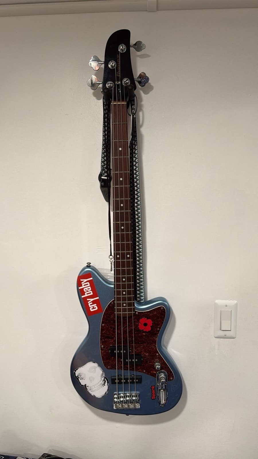 Ibanez Talman Electric Bass Guitar 4-String Solid Blue Right-Handed