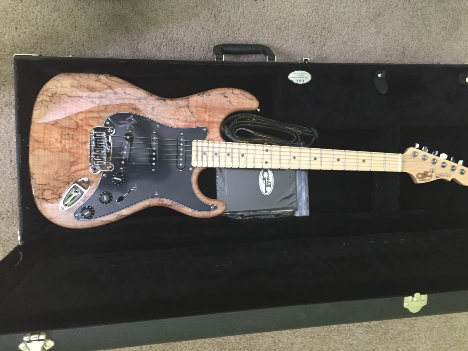 G&L Legacy USA - Spalted Maple. 1 of 100 made.