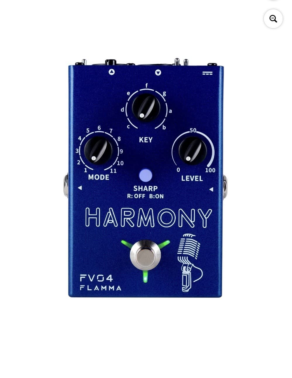 FLAMMA FV04 Harmony Guitar Effects Pedal Blue FV04 MPN Harmony Effect for Guitar