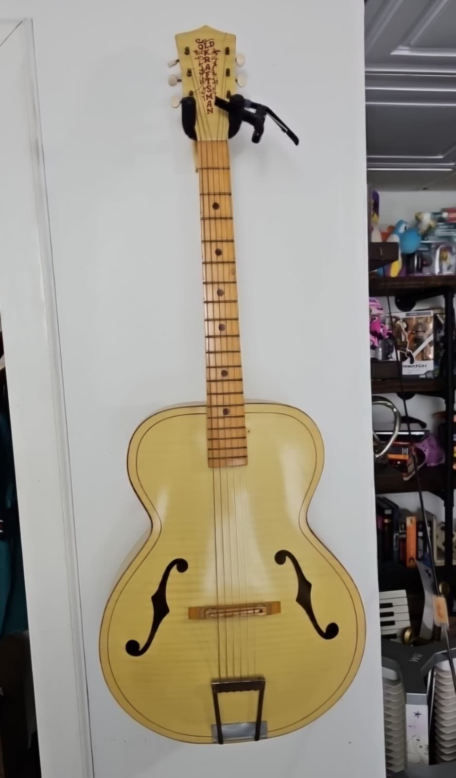 1960's Kay Old Kraftsman Archtop Blonde Acoustic Guitar Vintage READ