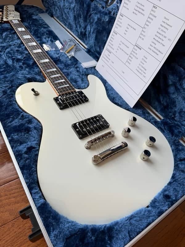 2025 James Tyler M1 - White Pearl Metallic