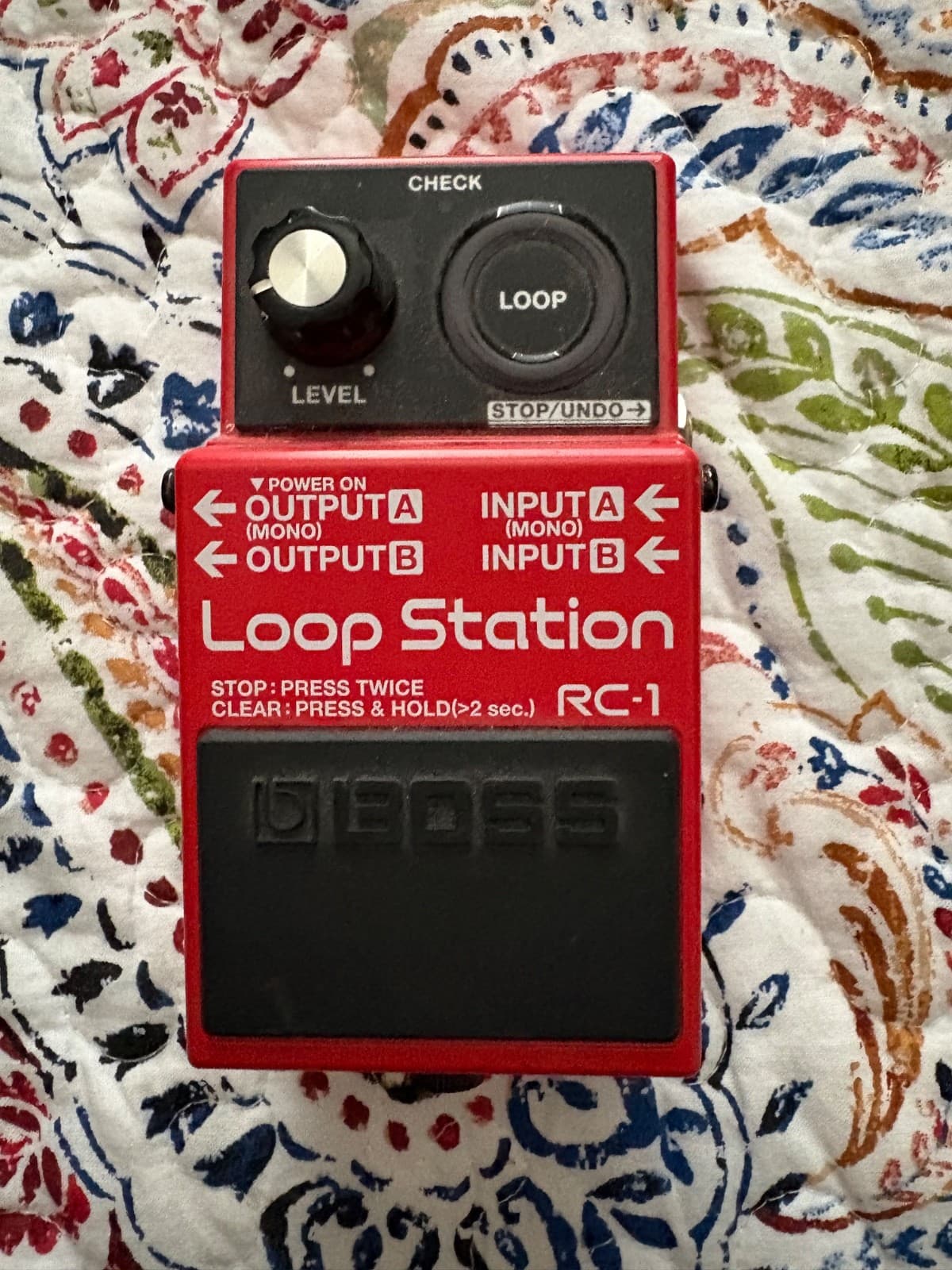 Boss RC-1 Loop Station Guitar Effects Pedal. Amazing BOSS pedal!