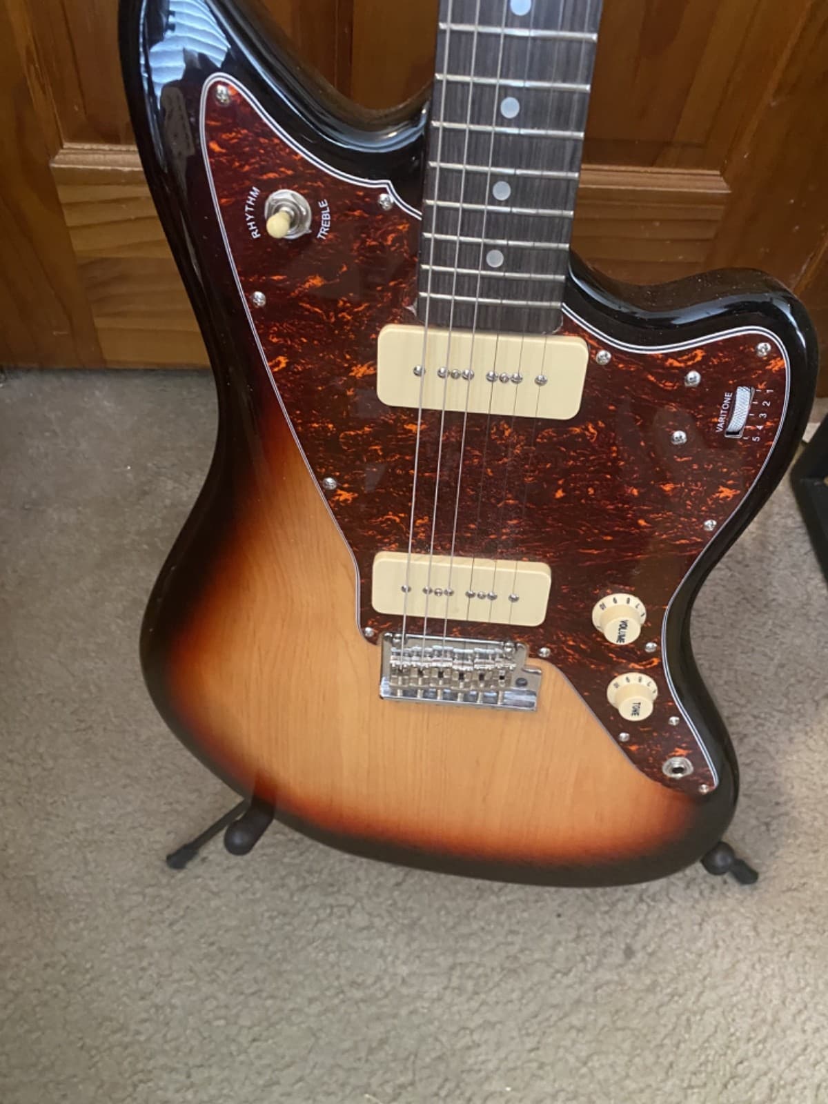 TAGIMA TW-61 SUNBURST OFFSET Jazz Master Style Electric Guitar Woodstock