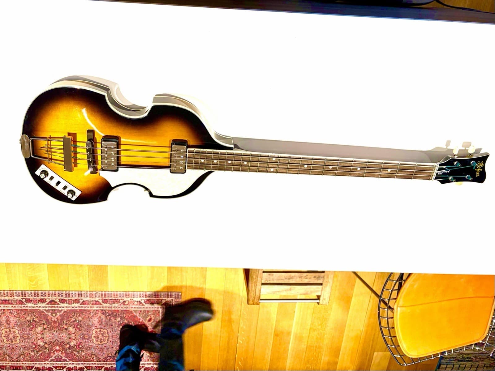 Höfner 500/1 Electric Bass Guitar Hollow Body 4 String Brown Right-Handed