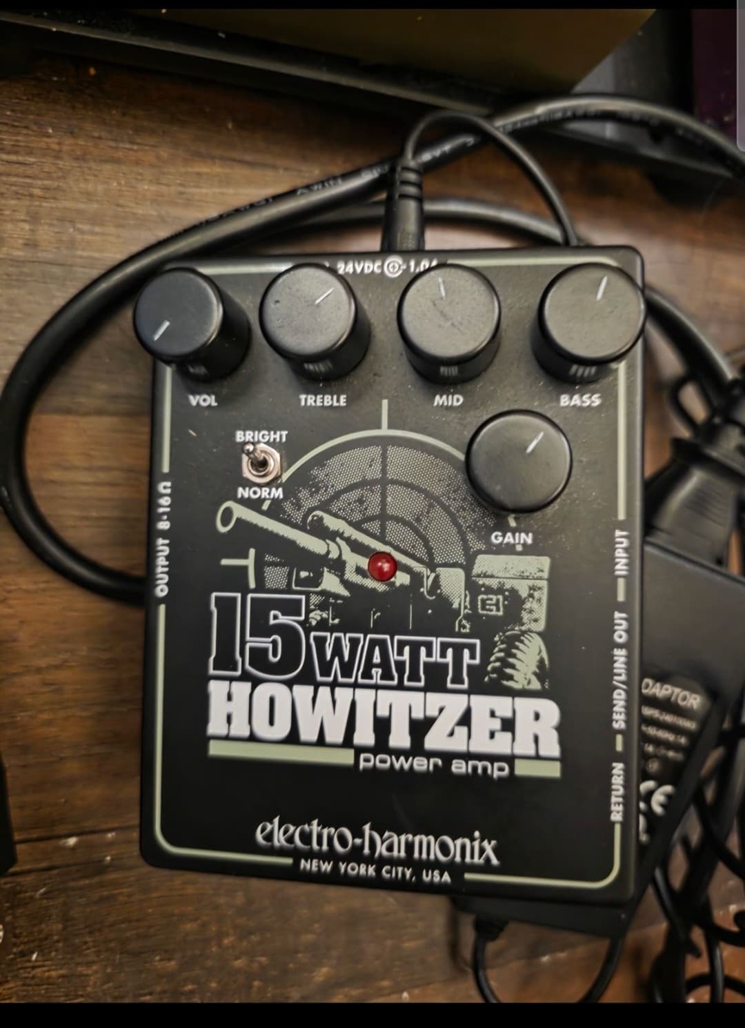 15 WATT HOTWITZER Power Amp by ELECTRO-HARMONIX Guitar Pedal