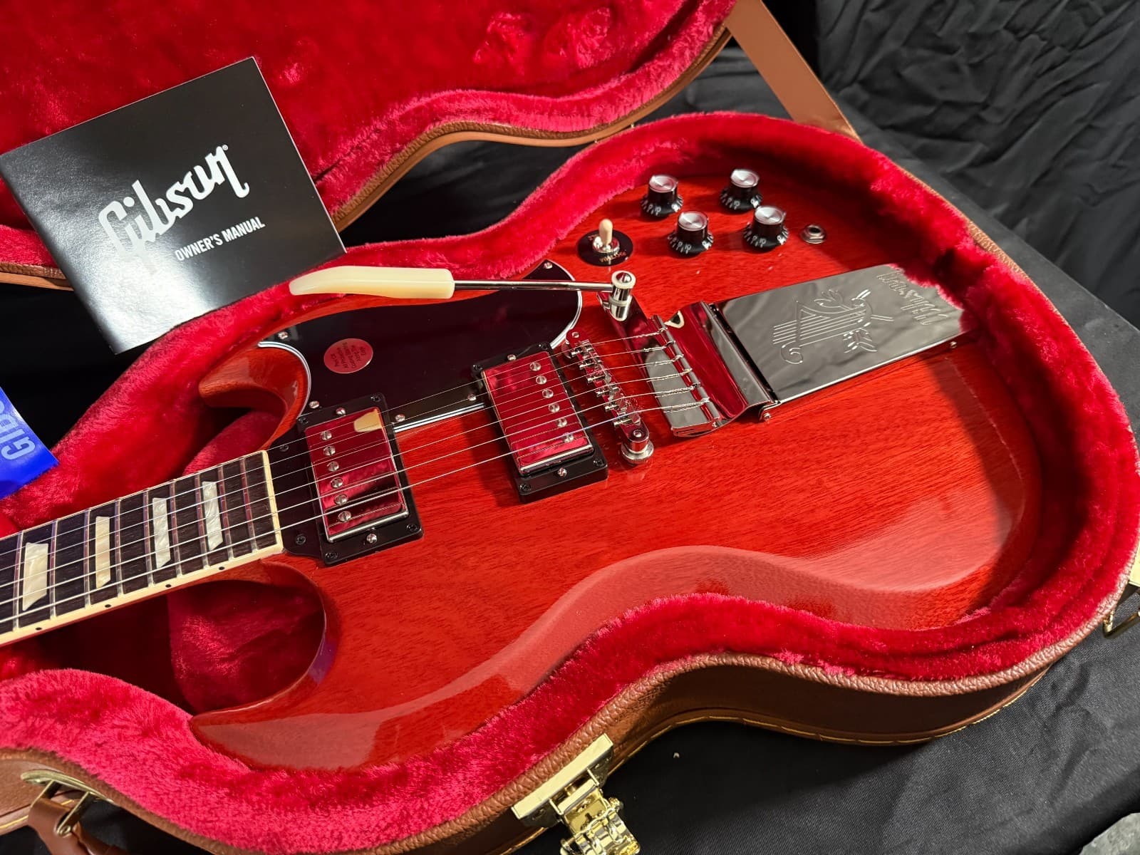 2019 Gibson SG Standard '61 Maestro Vibrola - Vintage Cherry