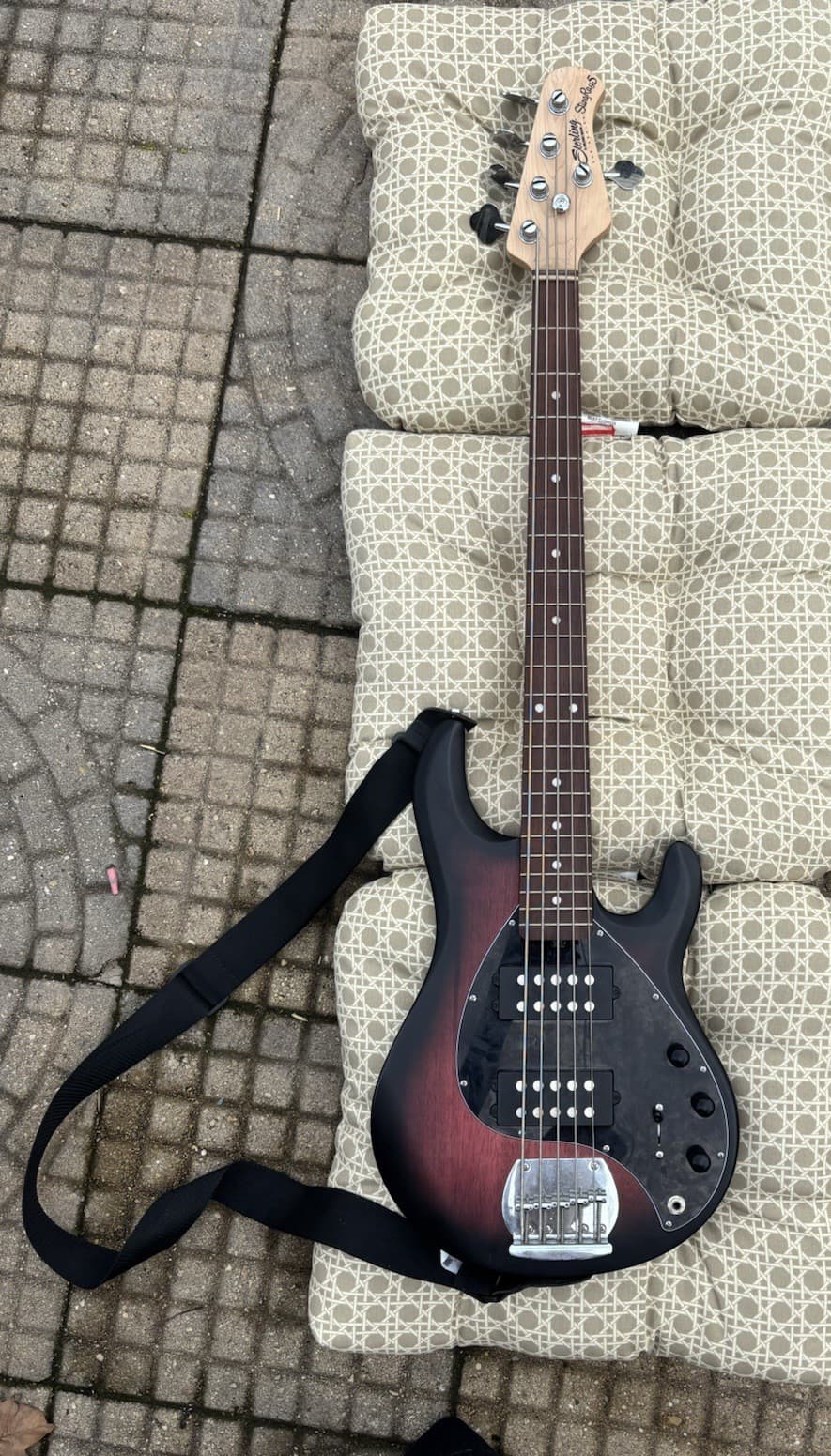 Sterling by Music Man StingRay5 Electric Bass Guitar 5 String Red Sub Series