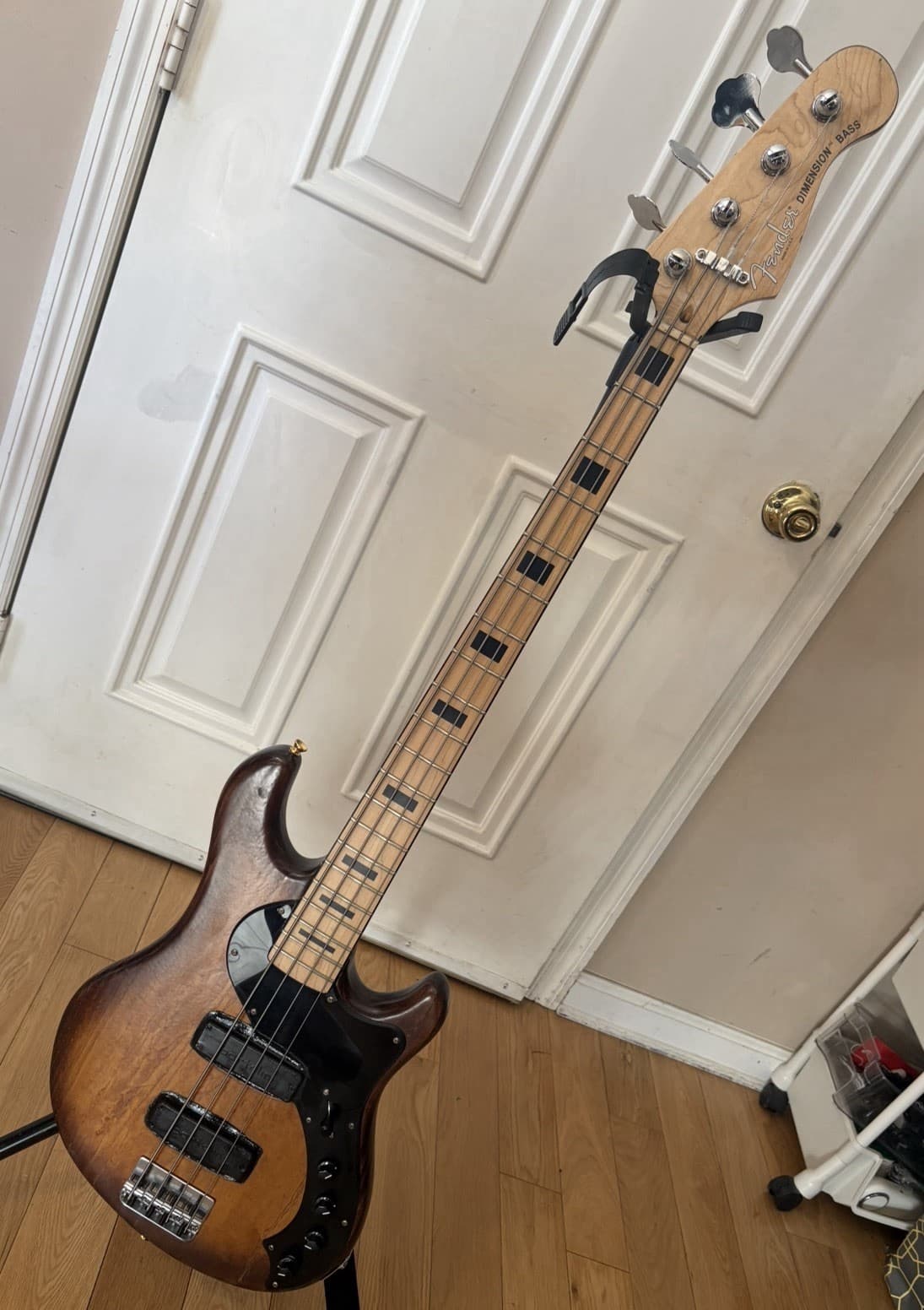 Fender USA Dimension Bass Violinburst 4,W Replacement Neck,Bartolini Pups,preamp