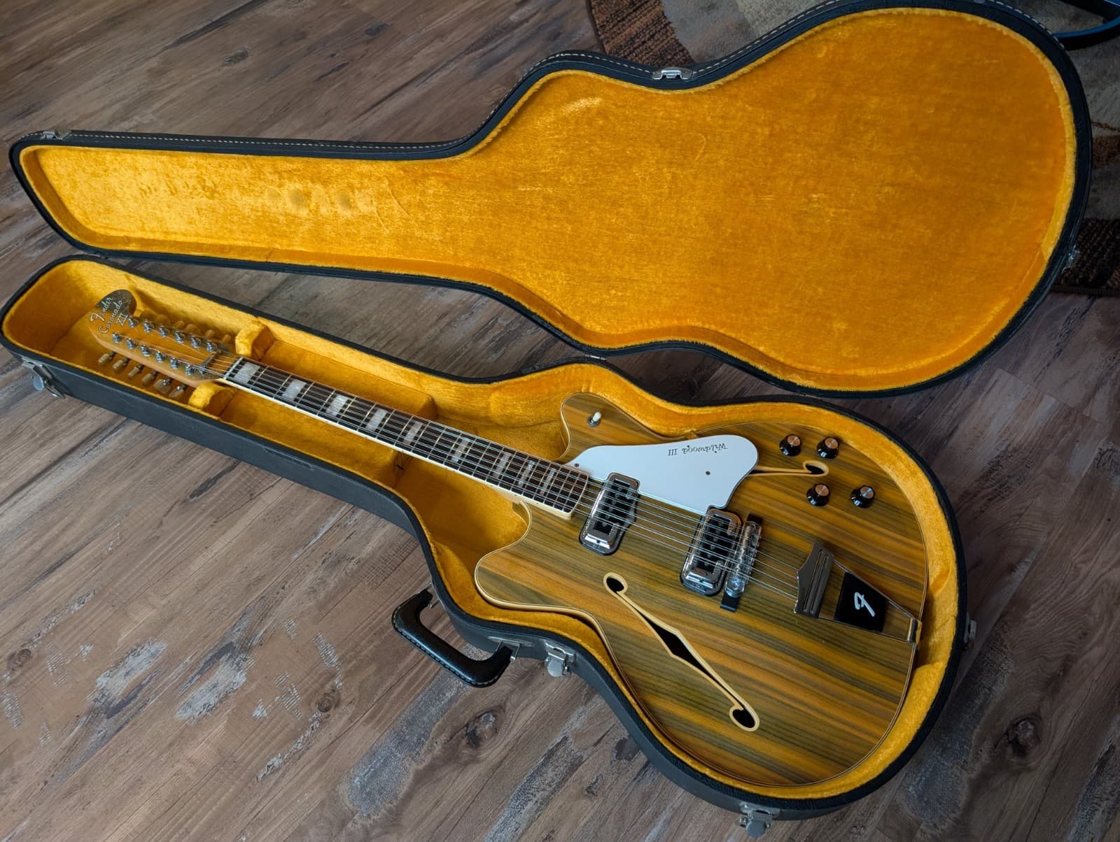 1968 Fender Coronado XII Wildwood III 12 String Electric Guitar EXCELLENT W/OHSC
