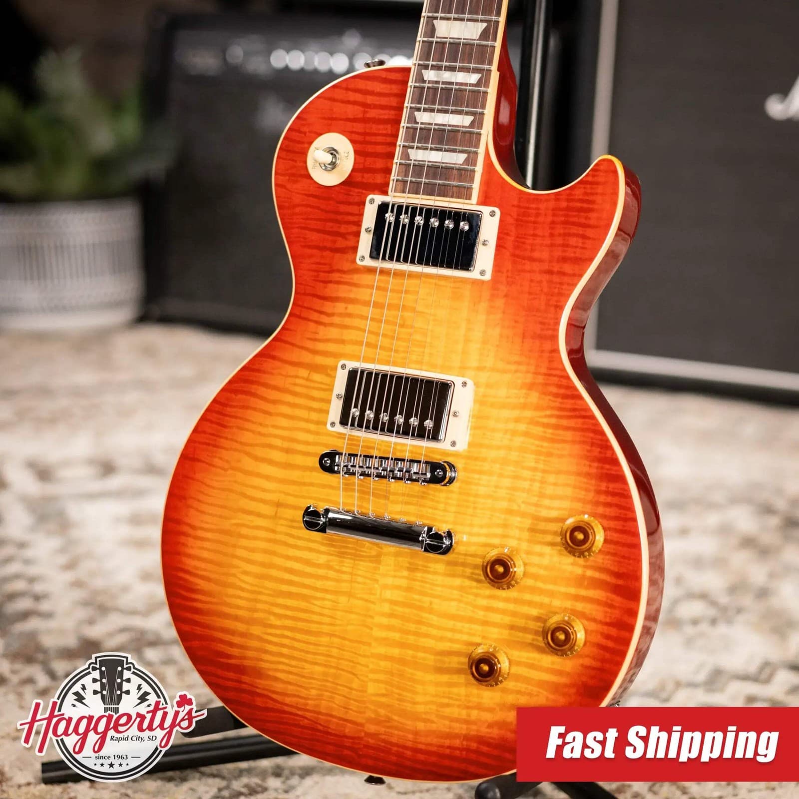 Gibson Les Paul Standard '60s Electric Guitar - Heritage Cherry Sunburst with Ha
