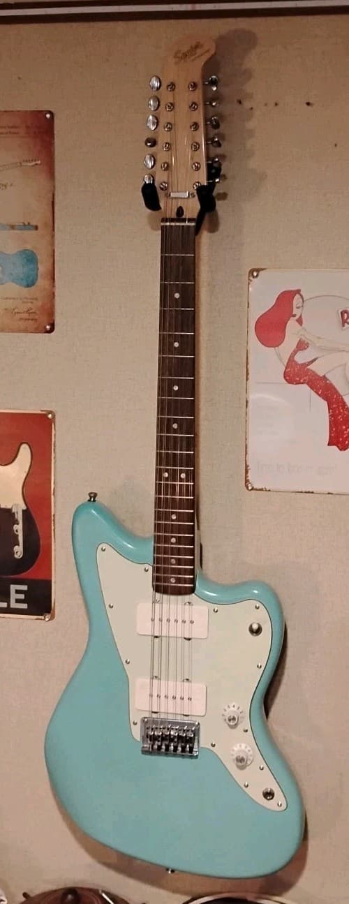 Custom Squier Paranormal Jazzmaster 12 String Electric Guitar