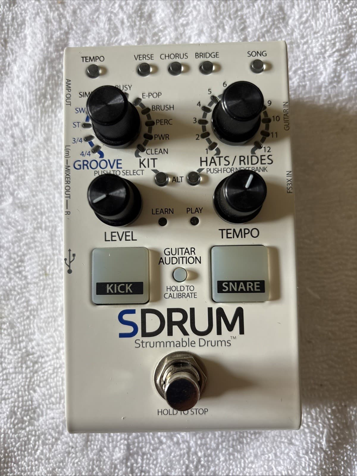 Digitech SDrum Drum Machine Guitar Effects Pedal