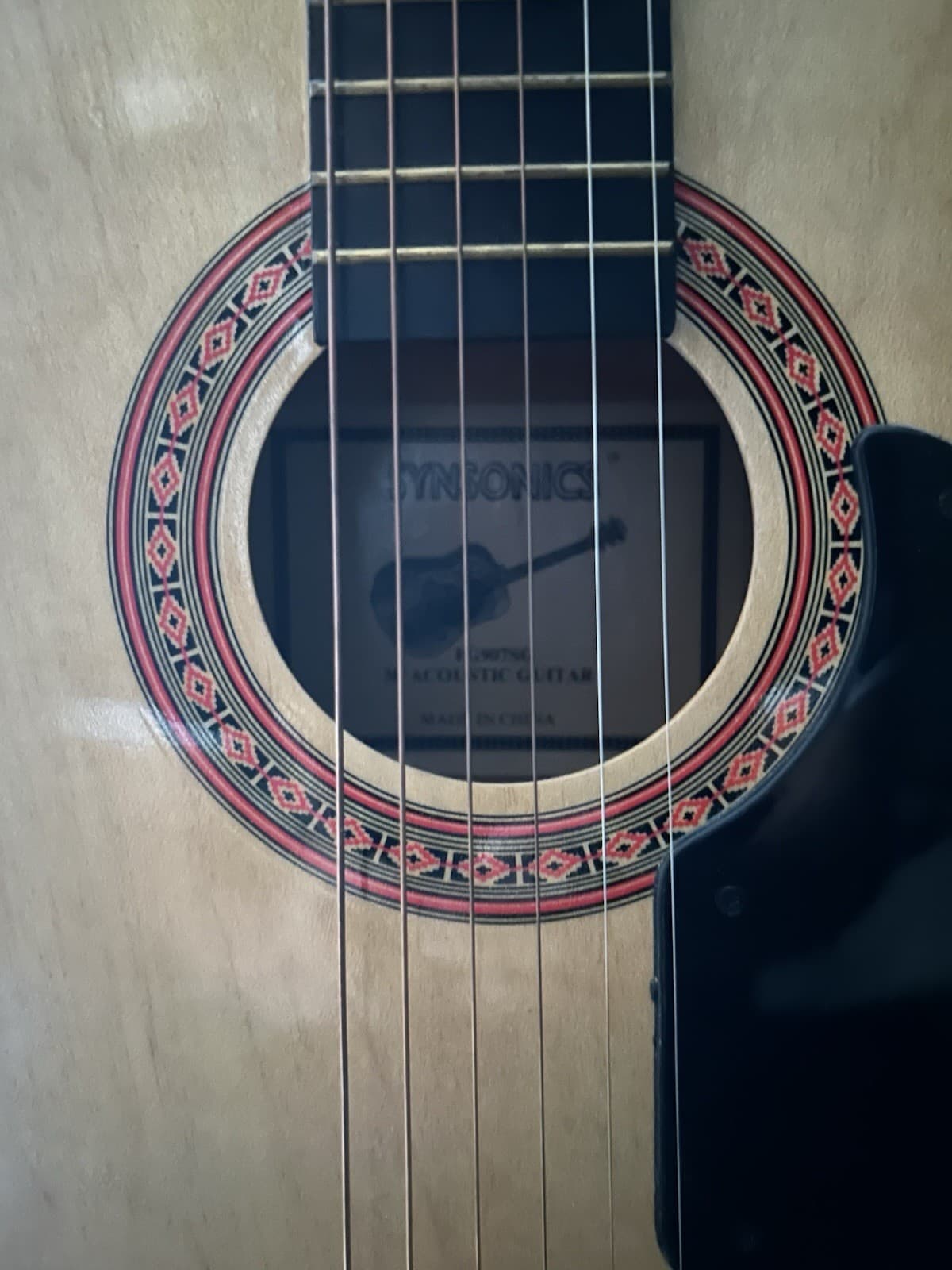 Ynbonic Acoustic Guitar 6 Nylon String Guitar, Basswoood Body