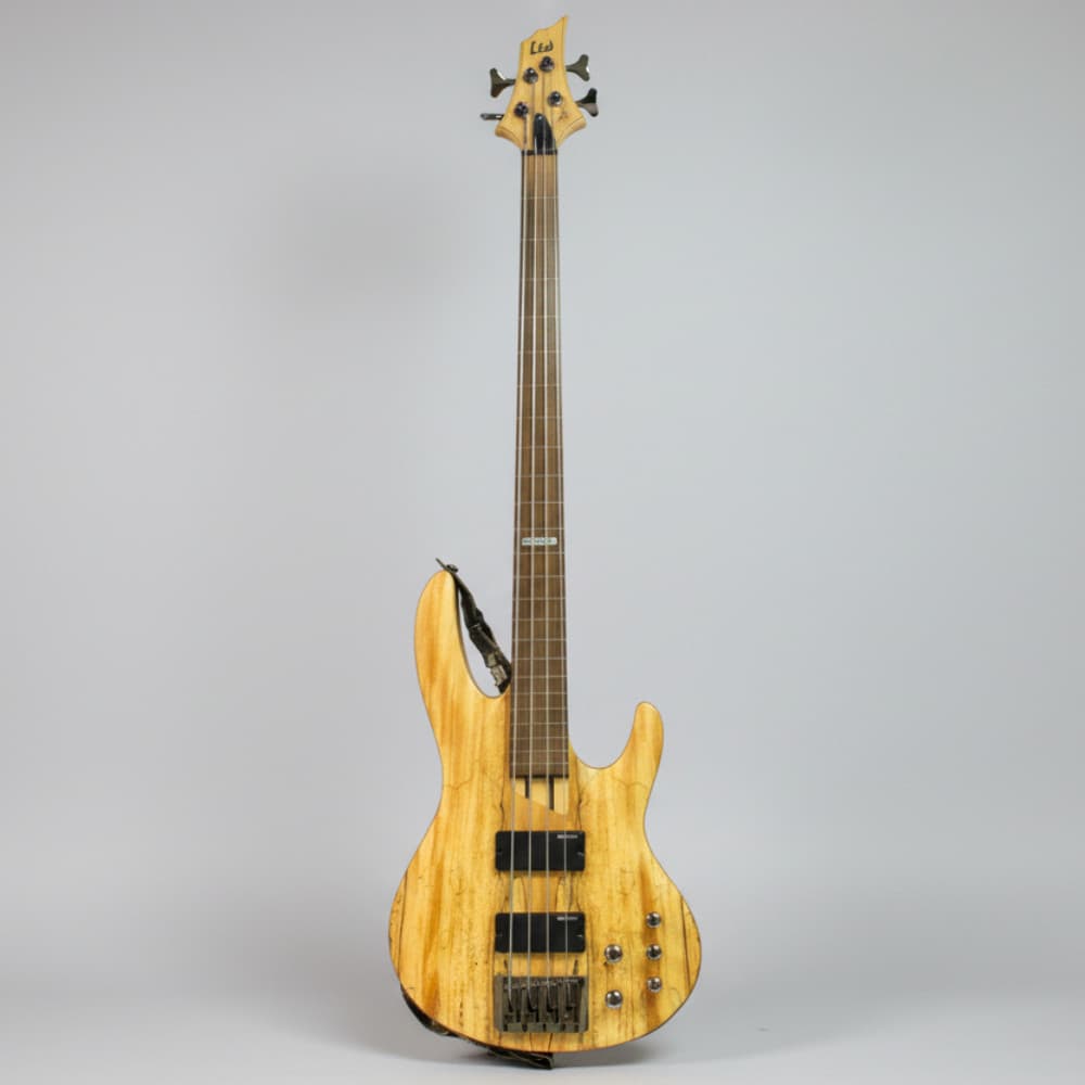 ESP LTD B-204SML Fretless Electric Bass Guitar - Natural