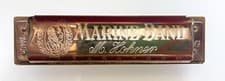 Vintage M. Hohner Marine Band Harmonica Key of G A440 Blues Harp Germany 1896
