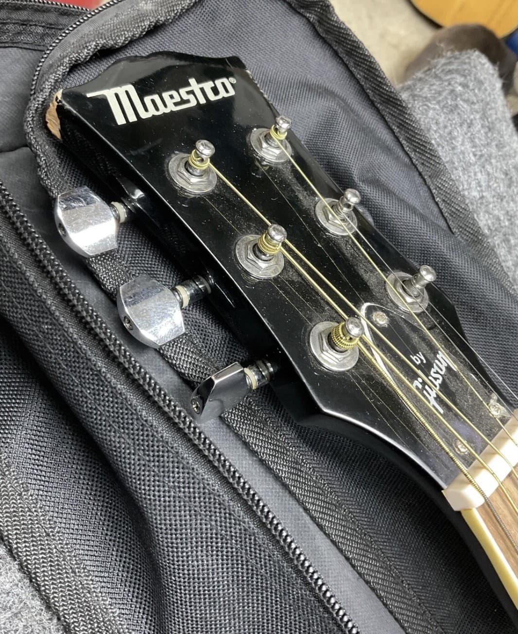 Vintage Gibson Maestro Macinach 6-string Acoustic Guitar Dreadnought NOS