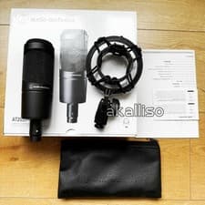 New Audio-Technica AT2035 Cardioid Condenser Microphone black free ship