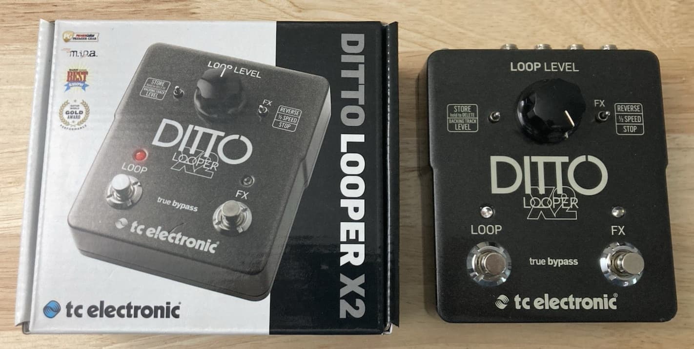 TC Electronic Ditto Looper X2 Guitar Effects PEDAL ONLY (Tested)