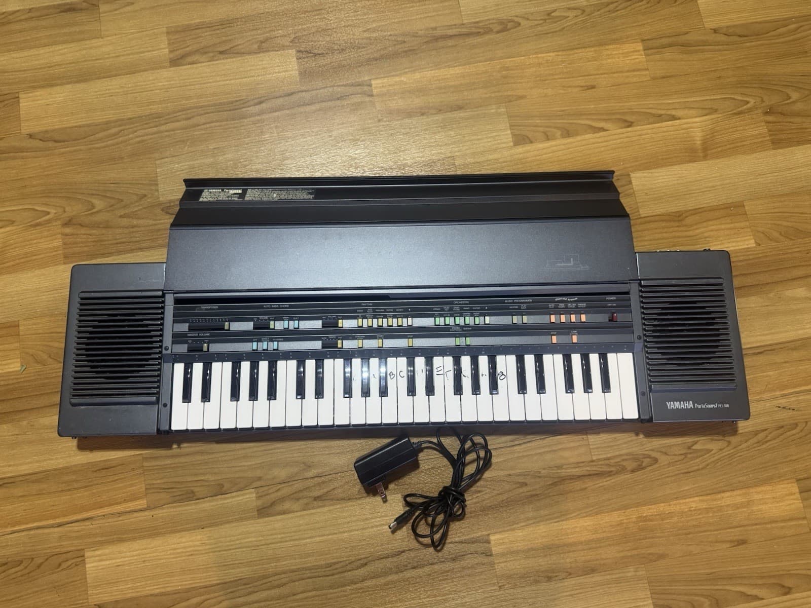 Rare! Yamaha PortaSound PCS-500 Piano Keyboard Synthesizer 49 Key MIDI