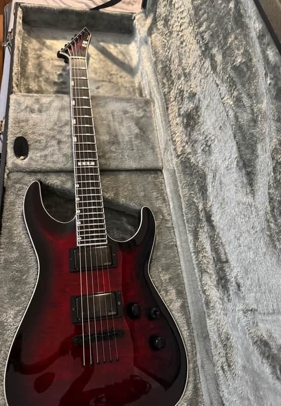 ESP E-II Horizon NT-II See Thru Black Cherry Sunburst